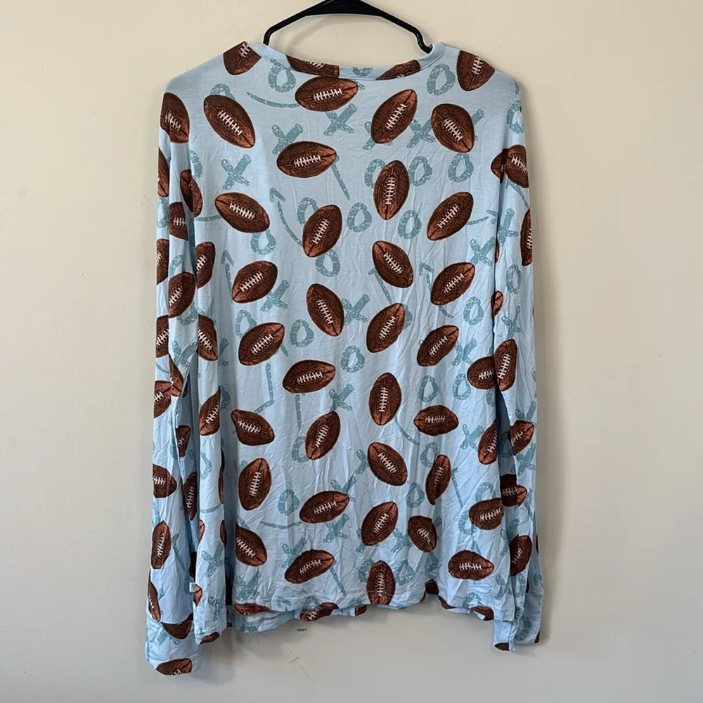 New Posh Peanut Field Day Bamboo Pajama Top Size XL - Picture 6 of 8